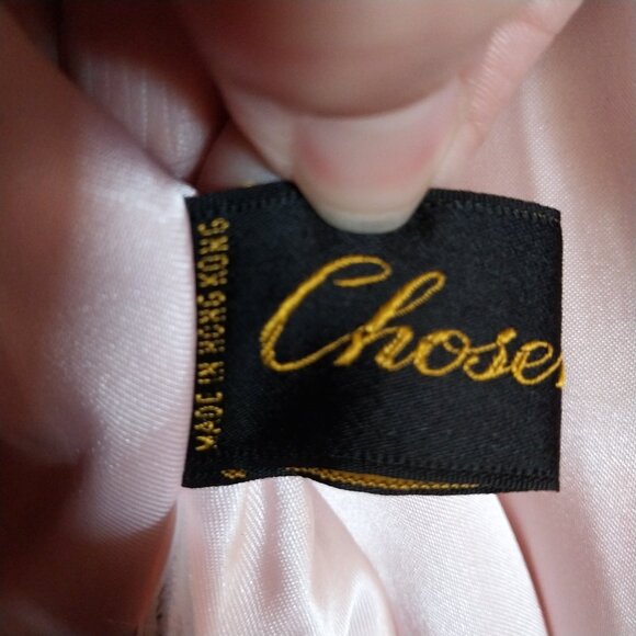 Vintage pink Snowflake Rabbit fur coat dyed - Picture 4 of 16